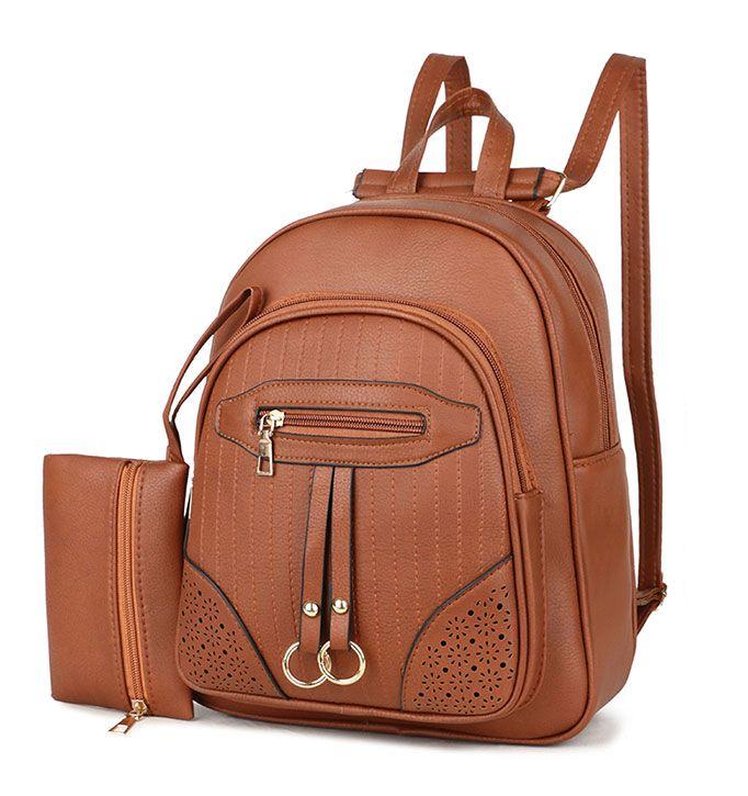 Women Fashion Backpack Leather